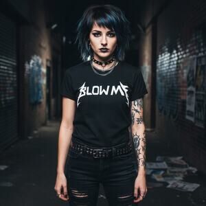 Sassy Tshirt In Metalica Font